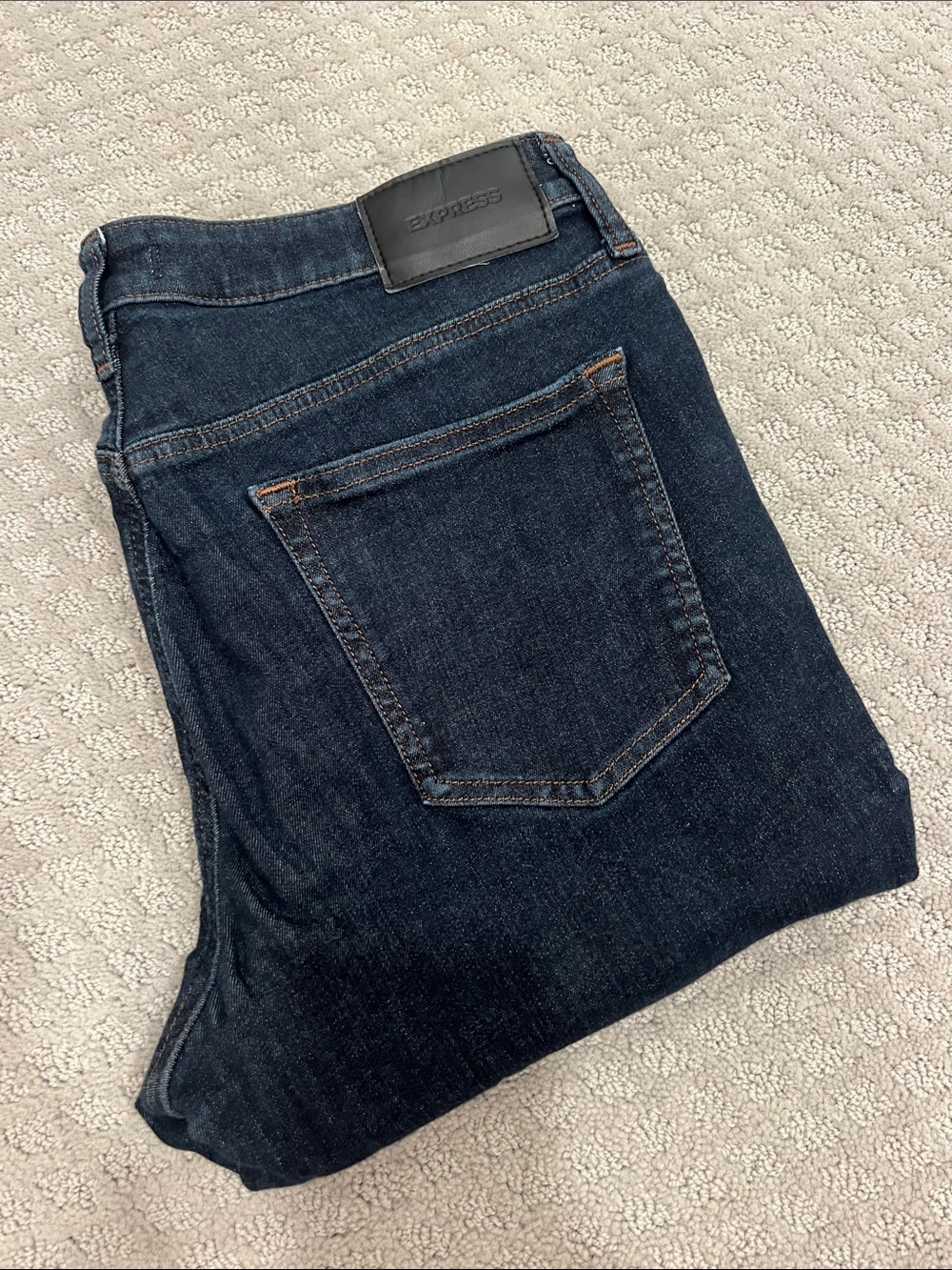 Express Men’s Slim Dark Blue Jeans
